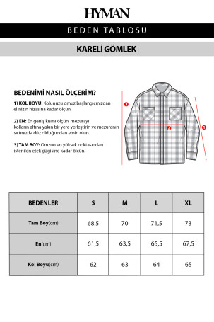 Erkek Oversize Kesim Kareli Gömlek Siyah - 5